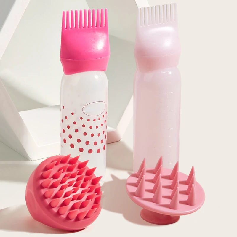Tress Bliss Scalp Massager With Oil Applicator