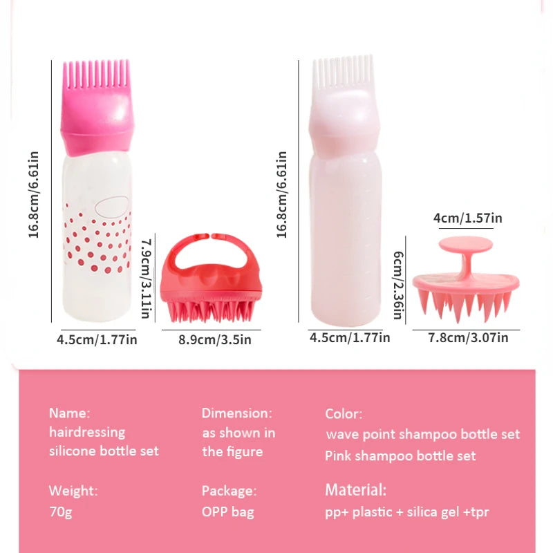 Tress Bliss Scalp Massager With Oil Applicator