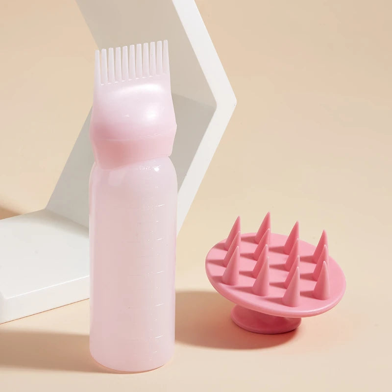 Tress Bliss Scalp Massager With Oil Applicator
