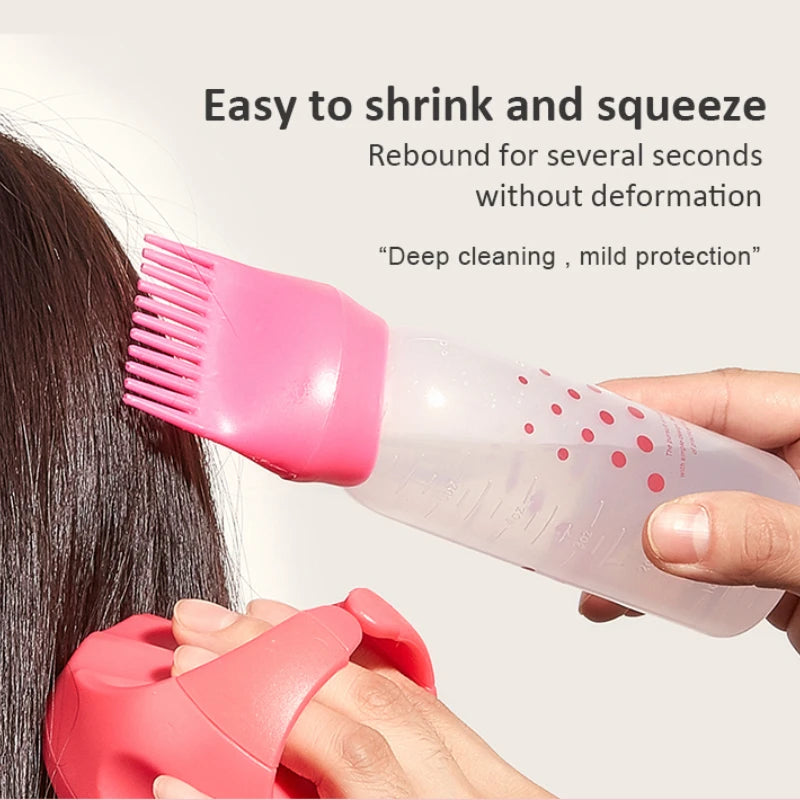 Tress Bliss Scalp Massager With Oil Applicator